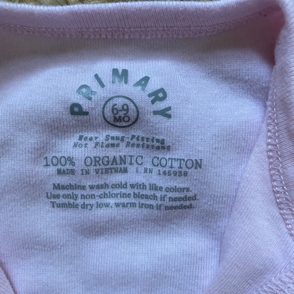 Primary Signature Baby Organic Zip Footie - Picture 3 of 3